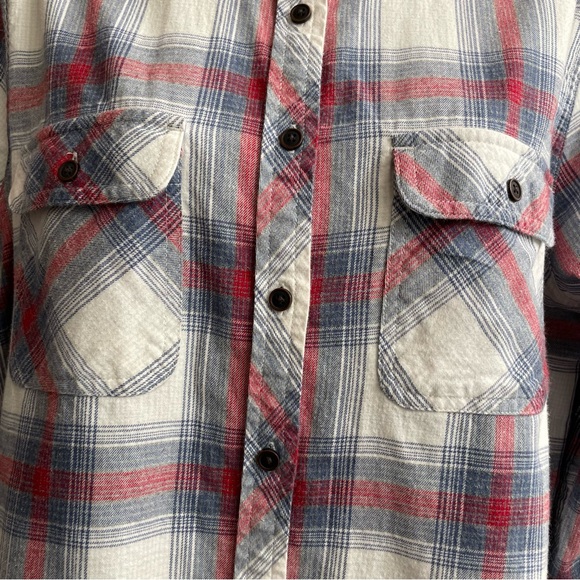 Wind River Women’s Large Button Up Plaid Long Sleeve Shirt 100% Cotton - Picture 15 of 16